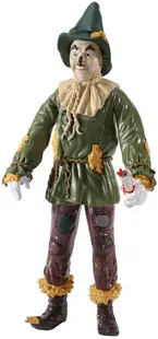 Figurină de acțiune The Noble Collection Movies: The Wizard of Oz - Scarecrow (Bendyfigs), 19 cm
