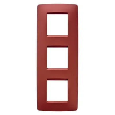 Placa ornament CProiector HORUS ONE - IN PAINTED TECHNOPOLYMER - 2+2+2 modul VERTICAL - RUBY - CProiector HORUS