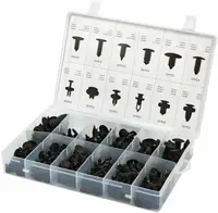 Set de cleme auto pentru piele și tapițerie HBM - 7523, 340 buc