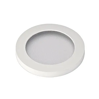 DECORATIVE RING cu difuzor striat ENOLA_C, circular,alb