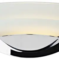 Lampa iluminat perete Una Glass 2 Disc Wall Bracket Chrome