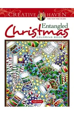 Creative Haven Entangled Christmas Coloring Book