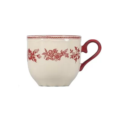 Ceașcă burgundy/fildeș din porțelan 215 ml Cyril – S|P Collection