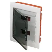 Tablou Electric - Panel With Window and Extractable Frame - Smoked Door - Terminal Block N (3x16)+(11x10) E (3x16)+(11x10) - (12x2) 24m-Ip40