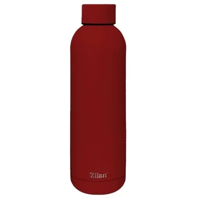 Termos Tip Sticla, din Inox, Capacitate 500 ml, Rosu