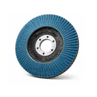 Disc abraziv lamelar conic T29, granulație P80, 125x22.23 mm, pentru șlefuire și polizare metal
