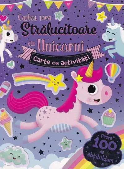 Cartea mea strălucitoare cu unicorni. Carte cu activități - Paperback