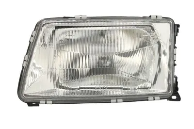 Far fata Stanga (H4, manual, fara motoras, culoare insert: cromat) potrivit AUDI 100 C3, 200 C3 1982-1990