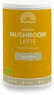 Organic Mushroom Latte, 160 g, Mattisson Healthstyle