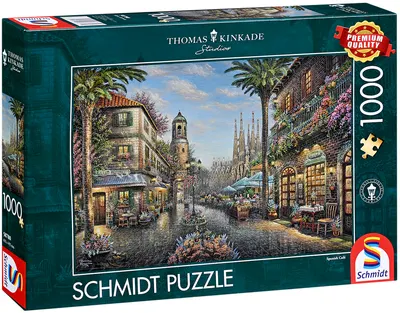 Puzzle Schmidt din 1000 de piese - Spanish Cafe