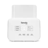 Incalzitor biberoane, Lionelo, ThermUp Double, 2 biberoane, 3 - 5 min, Temperatura constanta pana la 24 h, Sterilizare, Dezghetare, Fara BPA, Alb