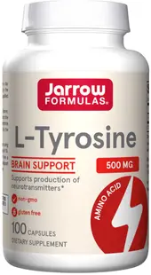 L-Tyrosine, 500 mg, 100 capsule, Jarrow Formulas