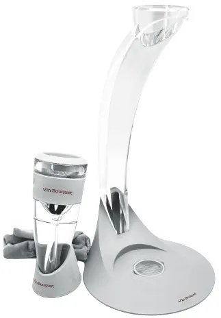 Aerator cu suport pentru pahare Vin Bouquet