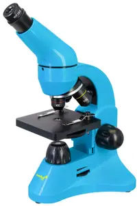 Microscop Levenhuk - Rainbow 50L PLUS, 64–1280x, Azure