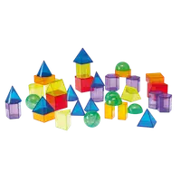 Set 36 corpuri geometrice translucide pentru tablete si mese luminoase