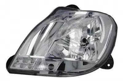Far stanga (H1 H7 P21W, electric, cu motor, cu lumina de zi, culoare insert: crom platinat, culoare indicator: transparent) potrivit DAF CF, XF 106 10.12