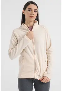 Bluza din fleece - pentru drumetii Renato - Bej sampanie