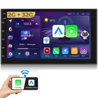Navigatie Auto Timebox, Apple CarPlay, Android Auto, 2G+32G, Wireless, 2 x USB - Default Title