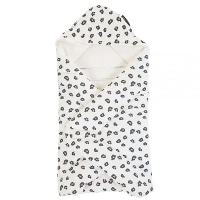 Paturica de infasat Childhome Jerse 75x75 cm, Leopard