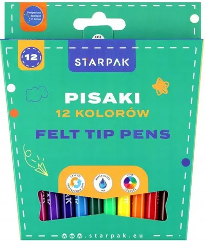 Carioce lavabile Starpak - 12 culori