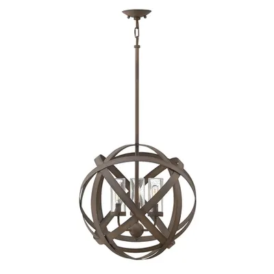 Corp de iluminat suspendat, lustra Carson 3 Light Outdoor Chandelier