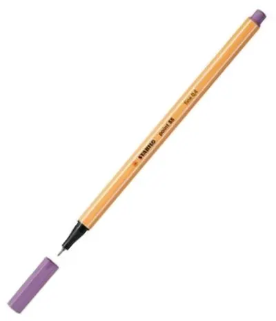Liner Stabilo Point 88 - Mov, 0.4 mm