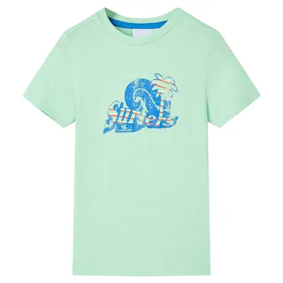 Tricou pentru copii, verde deschis, 128
