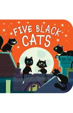 Five Black Cats