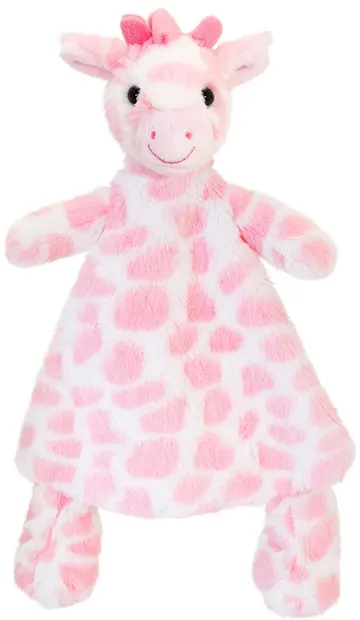Jucărie pentru bebeluși Keel Toys - Cuddle girafe, 25 cm, roz