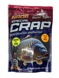Pelete 4MM, BOOM DE FUM SPECIAL CRAP, aroma de KRILL, 750gr, Dual Fish