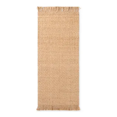 Covor tip traversă în culoare naturală reversibil/țesut manual din iută 80x300 cm Fjord – Hanse Home