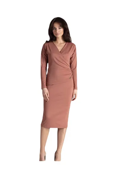 Rochie de seara dama Teresse K477 maro - Maro