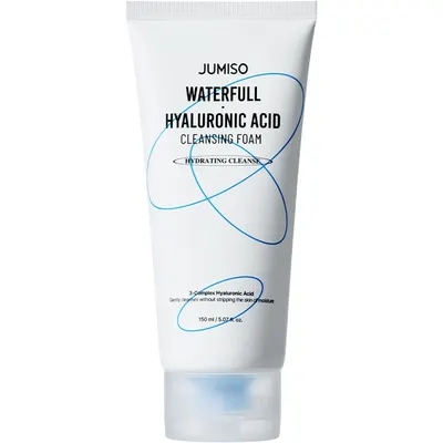Spuma de curățare hidratantă cu acid hialuronic Waterfull Hyaluronic, 150 ml, Jumiso