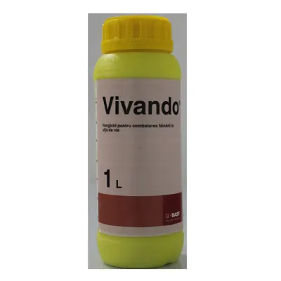 Vivando 1L, fungicid sistemic, BASF, fainare (vita de vie), rezistenta ridicata la spalare, sigur pentru albine, interval scurt pana la recoltare, nu afecteaza fermentatia - Default Title