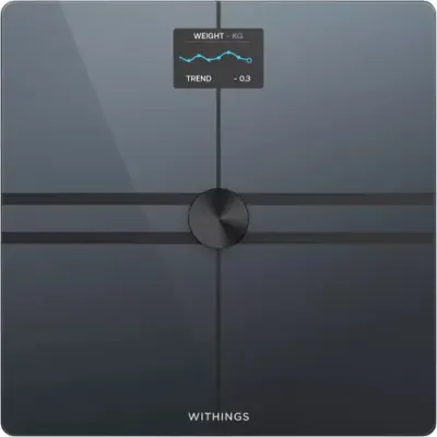 Cantar Wi-Fi pentru analiza corporala completa Withings Body Comp, Negru