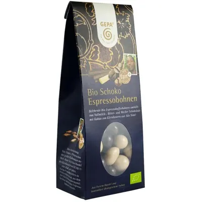 Ciocolata cu Boabe Espresso, Gepa, Bio, 100 g