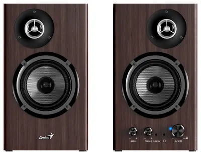 Sistem audio Genius - SP-HF1812BT, 2.0, 50W, Bluetooth, maro
