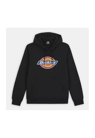Hanorac negru pentru barbati Icon Logo Hoodie Black - Negru