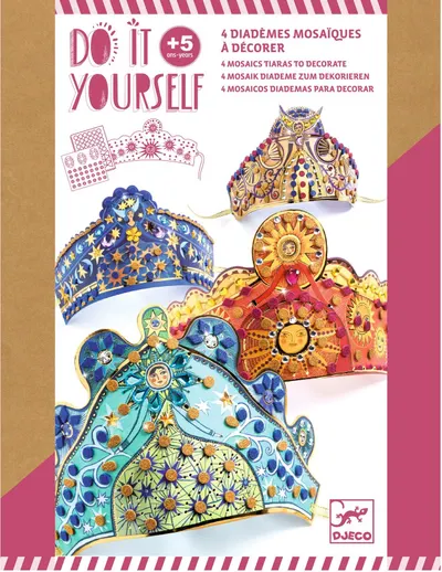 Set creativ Djeco - Creează-ți tiare