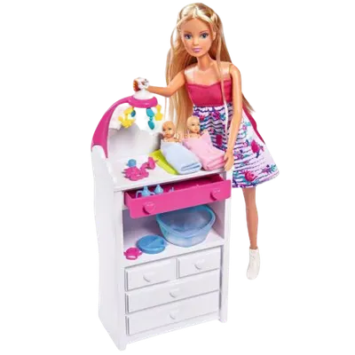 Papusa Simba Steffi Love Welcome Twins 29 cm cu accesorii