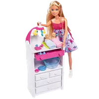 Papusa Simba Steffi Love Welcome Twins 29 cm cu accesorii
