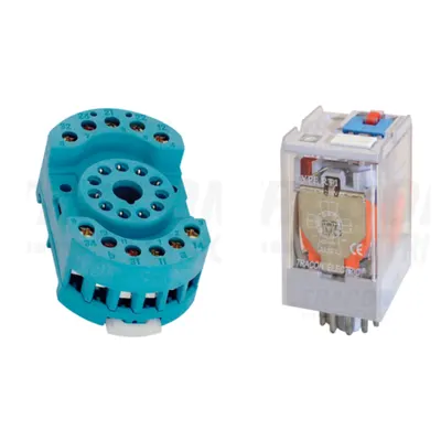 Pachet Soclu Releu RS90-23 + Releu Industrial RT11 24AC 3CO - Control Puternic