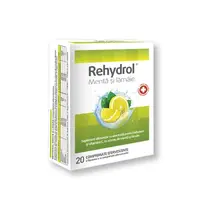 Rehydrol menta si lamaie, 20 comprimate efervescente, MBA Pharma