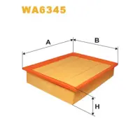 Filtru aer WIX FILTERS WA6345