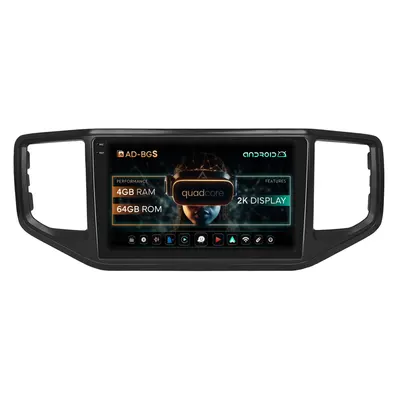 Navigatie 2K Volkswagen Amarok (2017-2021), Android, S-Quadcore 4GB RAM + 64GB ROM, 9.5 Inch - AD-BGS90042K+AD-BGRKIT030