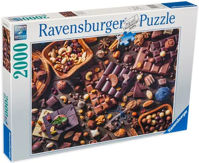 Puzzle Ravensburger din 2000 de piese - Paradisul ciocolatei