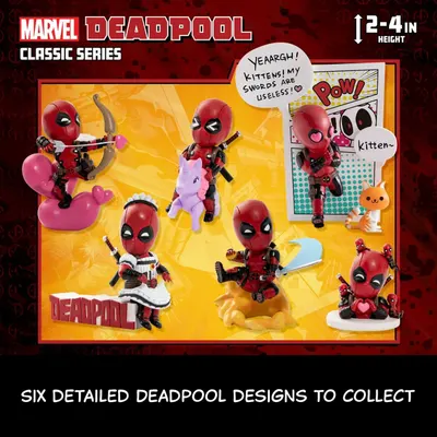 Figurina surpriza - Yume Hero Box - Deadpool Classic (pret pe bucata)