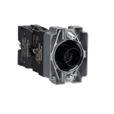 Bloc luminos cu corp si element de fixare, Easy Harmony XB2, metal, fara LED BA9S bulb, 0...380V AC, 1NC