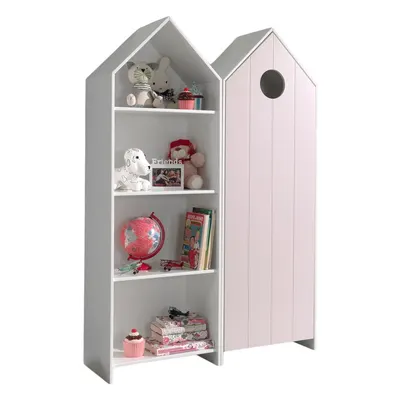 Șifonier de copii alb/roz deschis 115x171,5 cm CASAMI – Vipack