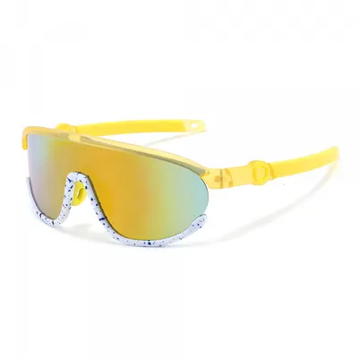 Ochelari De Soare Copii Techsuit 2025, Polarizati, Protectie UV, Galbeni